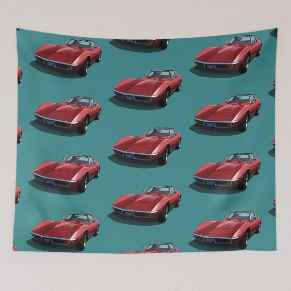 Item preview, 1970 Corvette Stingray in Marlboro Maroon  designed and sold by candc-retro.