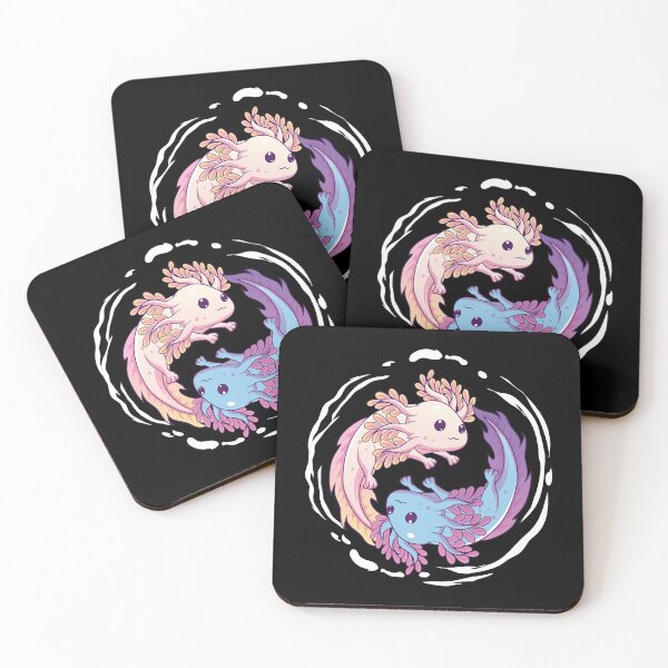 Item preview, Yin Yang Axolotls Zen Axolotl Meditation Yoga Mantra designed and sold by fefego818x.