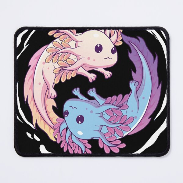 Item preview, Yin Yang Axolotls Zen Axolotl Meditation Yoga Mantra designed and sold by fefego818x.