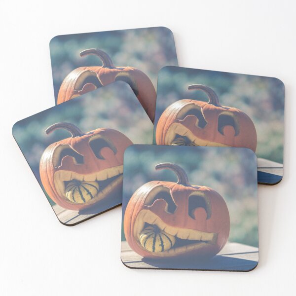 Item preview, Funny Pumpkin Eating Halloween Scene designed and sold by yourcherryguy.