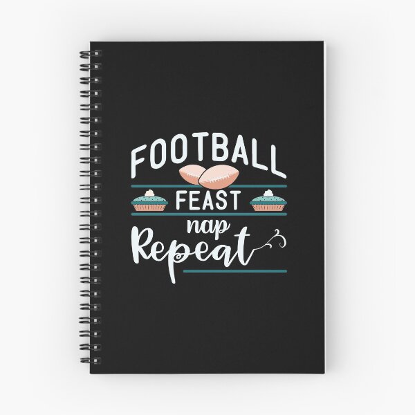 Item preview, Football Feast Nap Repeat | Funny Football Quotes designed and sold by DrawingBoard.
