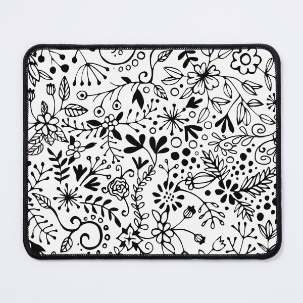 Item preview, Florals - Black on White designed and sold by Olooriel.