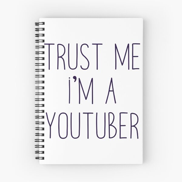Item preview, Trust Me I'm a Youtuber designed and sold by alexbookpages.