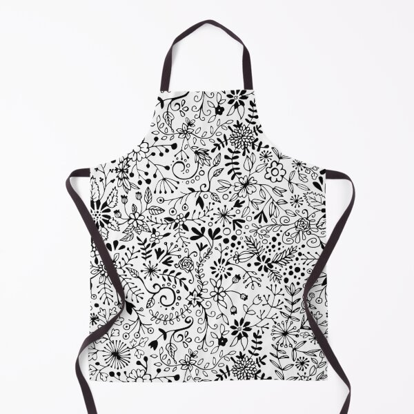 Item preview, Florals - Black on White designed and sold by Olooriel.