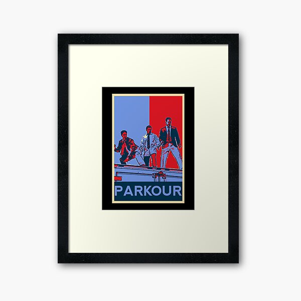 Parkour parkour| Perfect Gift|Andy Michael Framed Art Print