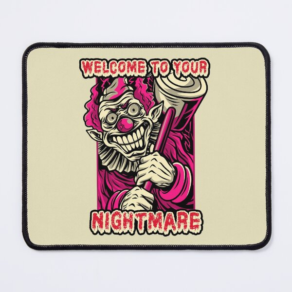 Item preview, Welcome to your nightmare _ Evil Clown Halloween designed and sold by mayamay0.