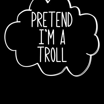 Vorschaubild zum Design Pretend I'm A Troll Lazy Halloween Costume Pretend Troll Gear von DynamicDesign