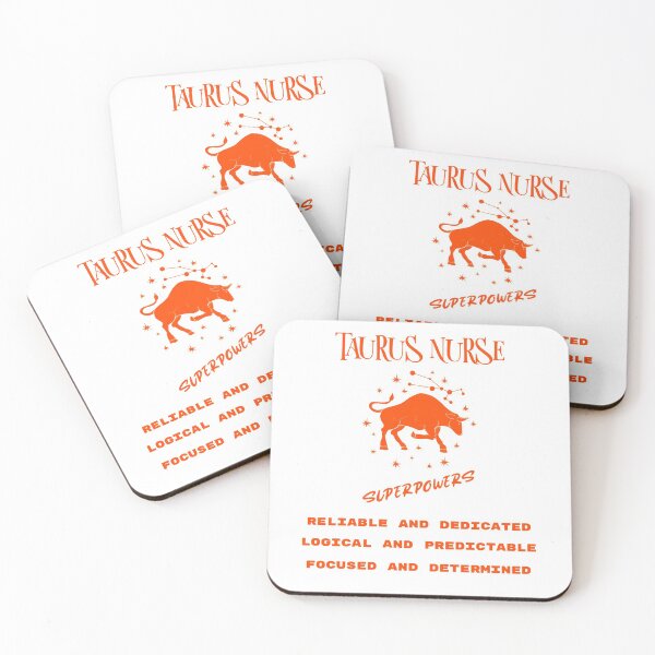 Item preview, Taurus The Bull Zodiac Sign  Nurses  Superpowers Characteristics. designed and sold by PrintHatcher.