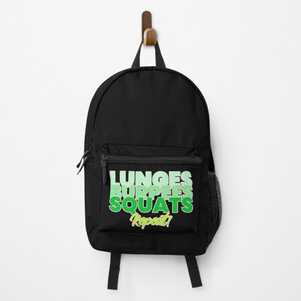 Item preview, Lunges burpees squats repeat. designed and sold by DesignedBySnip.