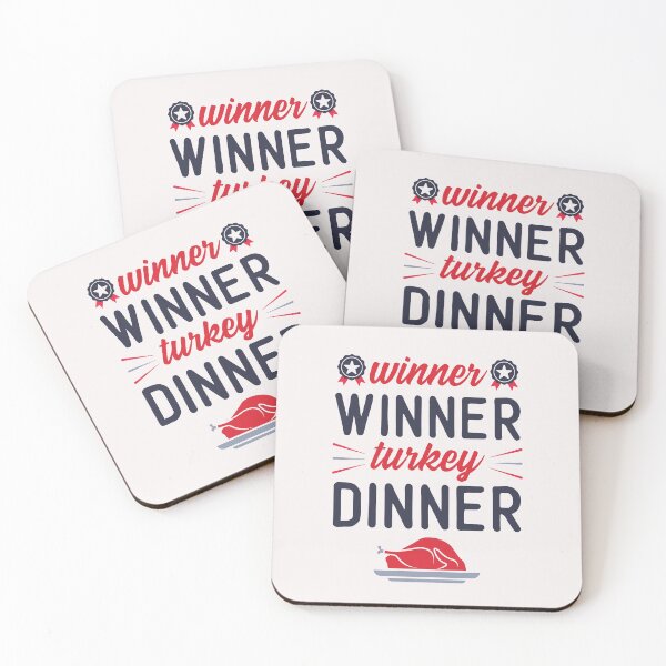 Item preview, Winner Winner Turkey Dinner | Funny Thanksgiving Quotes designed and sold by DrawingBoard.