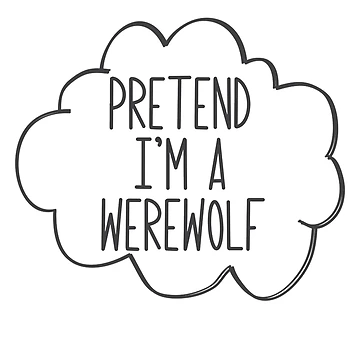 Vorschaubild zum Design Pretend I'm A Werewolf Halloween Costume Pretend Werewolf Gear von DynamicDesign