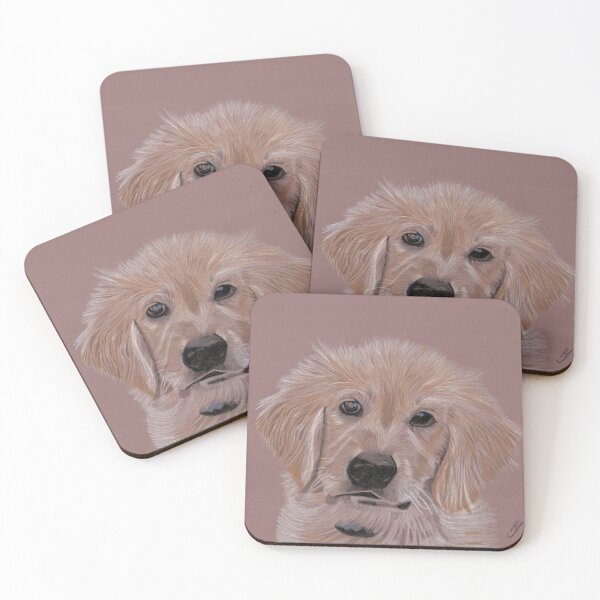 Item preview, Retriever pup  designed and sold by Heidi-Fine-Art.