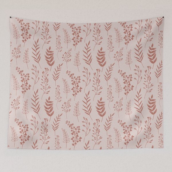 Item preview, Grasses on the light pink background  designed and sold by kMariaART.