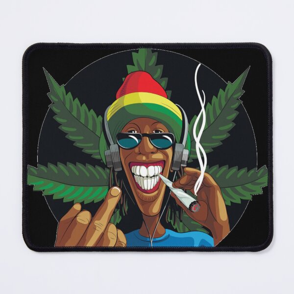 Item preview, High life a rastaman with marijuana designed and sold by Golden-place.