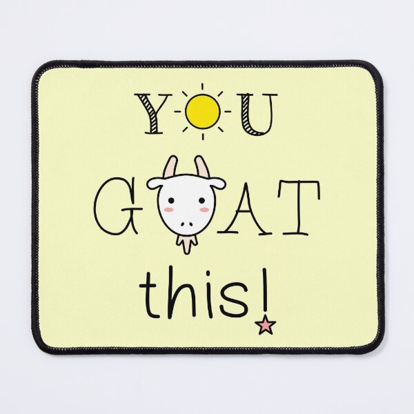 Item preview, You Goat This. Motivation Pun. designed and sold by TashaVector.
