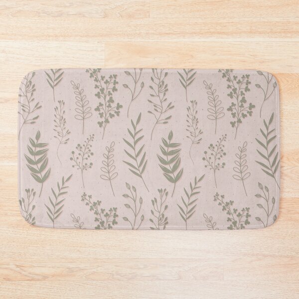 Item preview, Olive grasses on the light pink background  designed and sold by kMariaART.