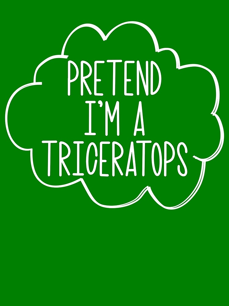 Thumbnail 3 von 3, Tuch, Pretend I'm A Triceratops Lazy Halloween Costume Triceratops Gear designt und verkauft von DynamicDesign.