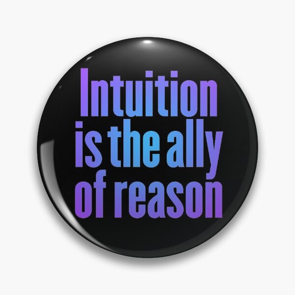 Item preview, Intuition is the ally of reason v.3 designed and sold by x1brett.