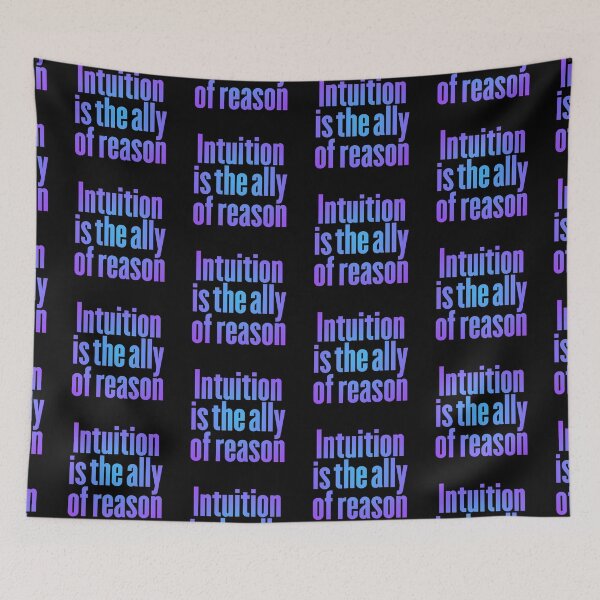 Item preview, Intuition is the ally of reason v.3 designed and sold by x1brett.