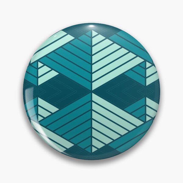 Artikelvorschau, Blue Pyramids Symmetric Pattern entworfen und verkauft von bubblyshades.