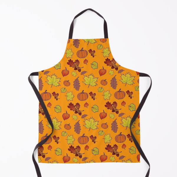 Item preview, Orange Autumn Pattern Pumpkin and Leaves designed and sold by offtza.