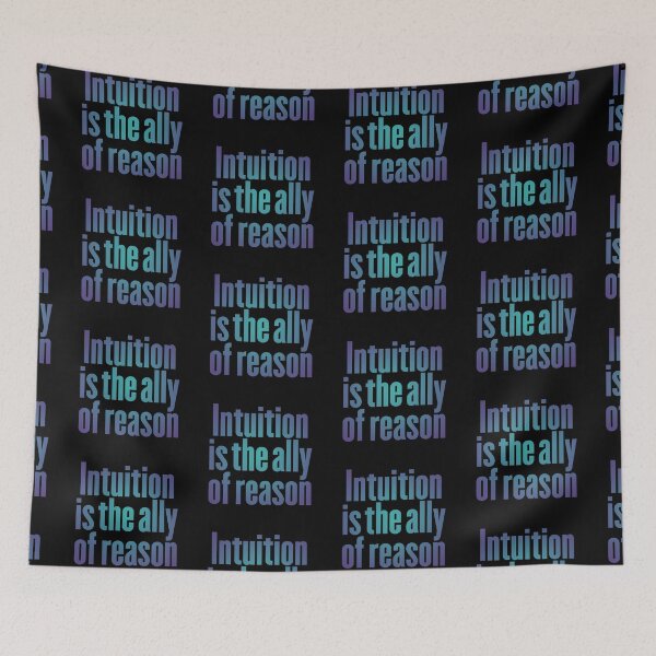 Item preview, Intuition is the ally of reason v.4 designed and sold by x1brett.