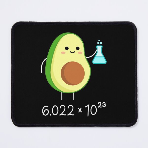 Item preview, Avogadro's Number Pun. Cute Avocado Chemist.  designed and sold by TashaVector.