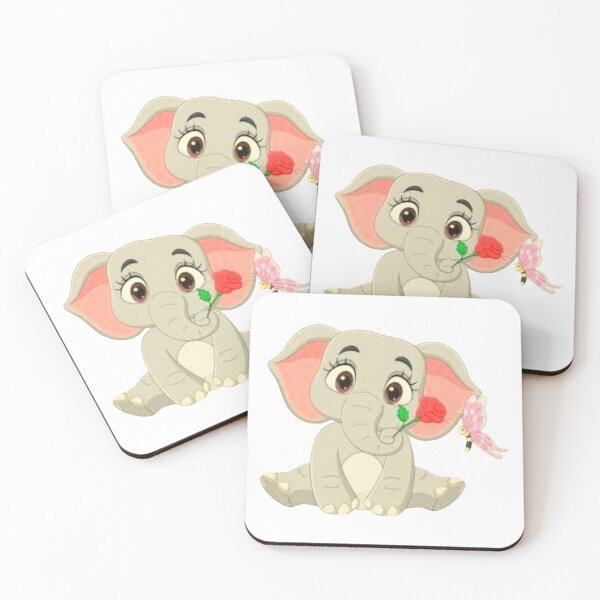 Item preview, Benjamin The Elephant With A Rose designed and sold by leea1l.