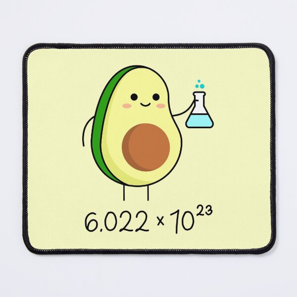 Item preview, Cute Avocado Chemist. Avogadro's Number Pun.  designed and sold by TashaVector.