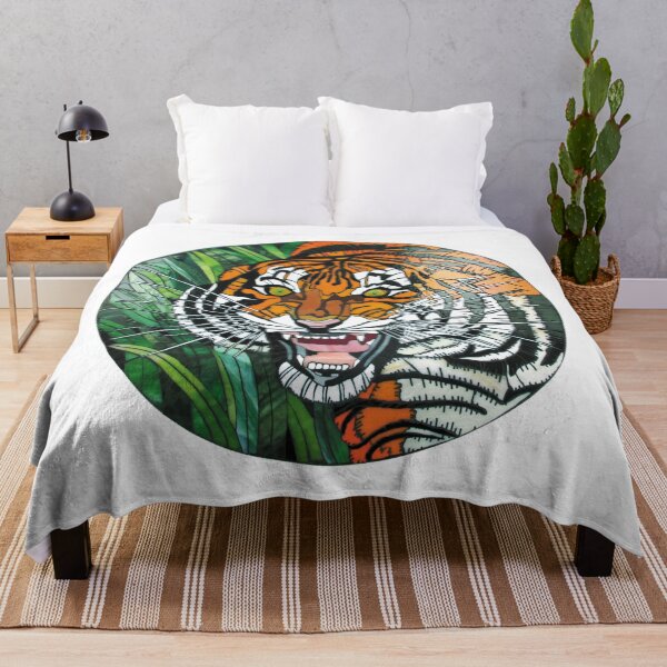 Item preview, Tiger, Tiger, Burning Bright – A Bengal Tiger Glass Mosaic designed and sold by TheArtBarCafe.
