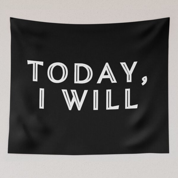 Item preview, Today I Will Words Of Affirmation - Affirmative Action-Action Attitude Quotes designed and sold by Red-ElYoubi.