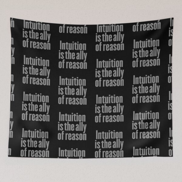 Item preview, Intuition is the ally of reason v.6 designed and sold by x1brett.