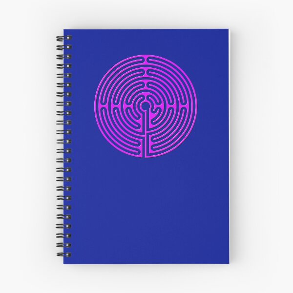 Item preview, Rounded Classic Labyrinth - Pink designed and sold by kernowerno.