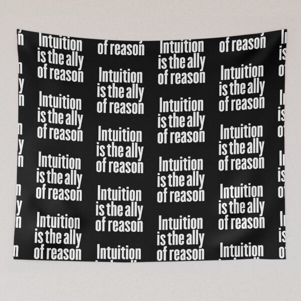 Item preview, Intuition is the ally of reason v.7 designed and sold by x1brett.