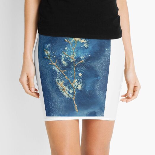 Blue Galaxy Mini Skirt