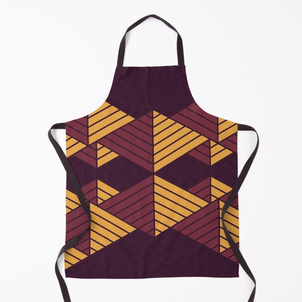 Aperçu de l'œuvre Burgundy Pyramids Symmetric Pattern créée et vendue par bubblyshades.