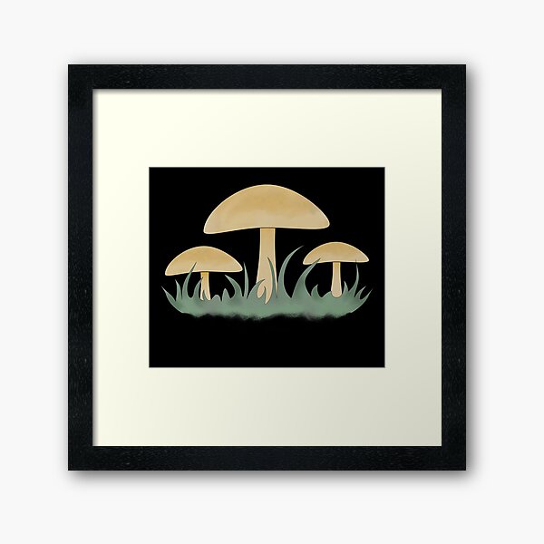 Item preview, Mushrooms in the Grass designed and sold by nutmegfairy.