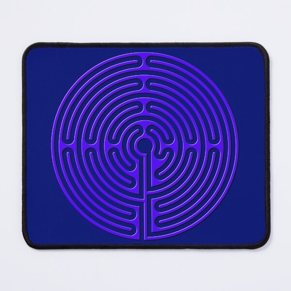 Item preview, Rounded Classic Labyrinth - purple designed and sold by kernowerno.