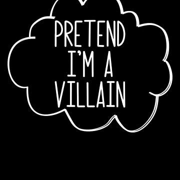 Vorschaubild zum Design Pretend I'm A Villain Lazy Halloween Costume Pretend Villain Gear von DynamicDesign