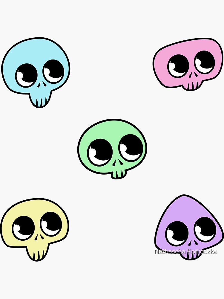 Cute Skulls Colour Pack by artbynath