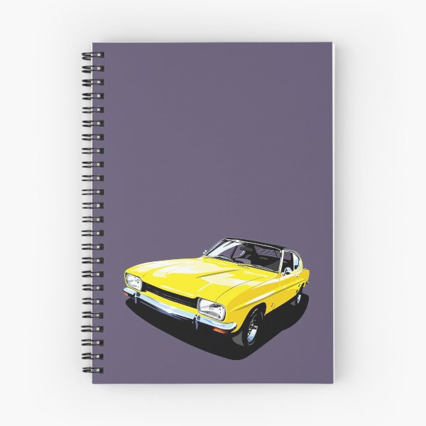 Item preview, Ford Capri in yellow designed and sold by candc-retro.