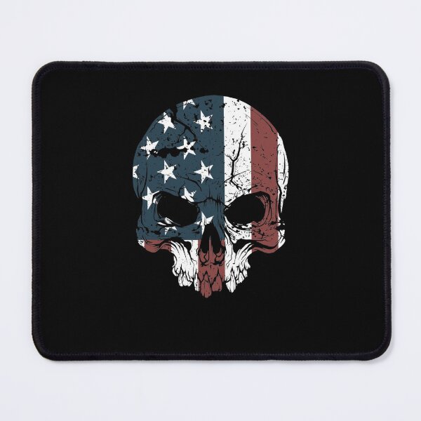 Item preview, Patriotic American Flag Skull designed and sold by Zurickdesigns.