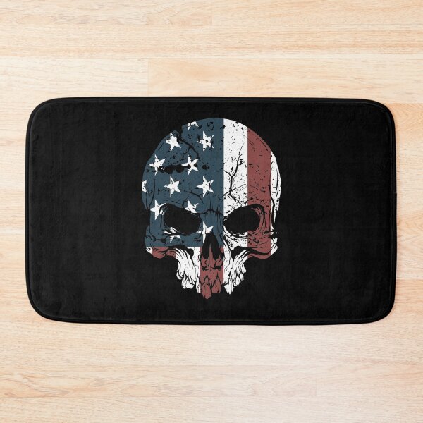 Item preview, Patriotic American Flag Skull designed and sold by Zurickdesigns.