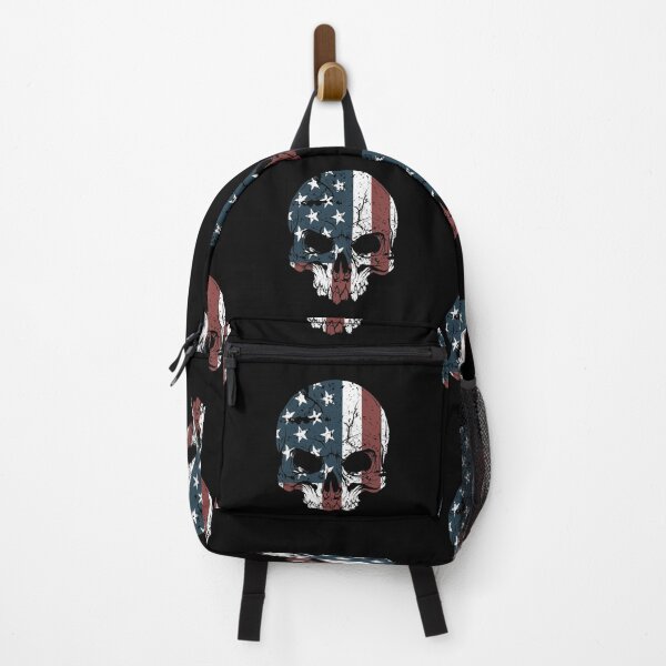 Item preview, Patriotic American Flag Skull designed and sold by Zurickdesigns.