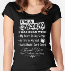 I Am A Scorpio Shirt Women's Fitted Scoop T-Shirt