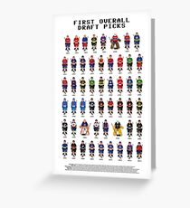 16-Bit Draft Picks Greeting Card