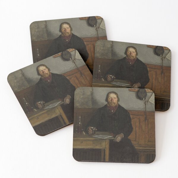 Item preview, Old man In a tavern - Antoni Piotrowski  designed and sold by Vintage Designs +.