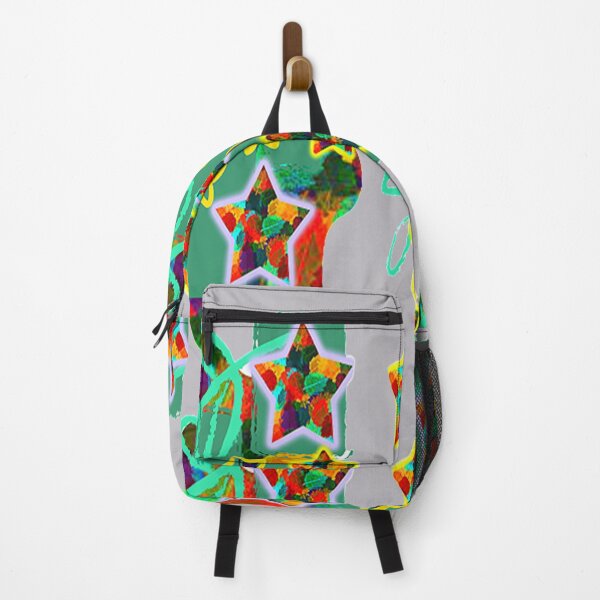 Item preview, Wacky Happy Star Abstraction, graphic psychedelic abstract art, trippy graphic psychedelic arte abstracto designed and sold by Adri Barnard.