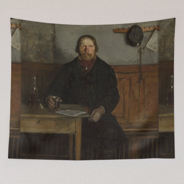 Item preview, Old man In a tavern - Antoni Piotrowski  designed and sold by Vintage Designs +.
