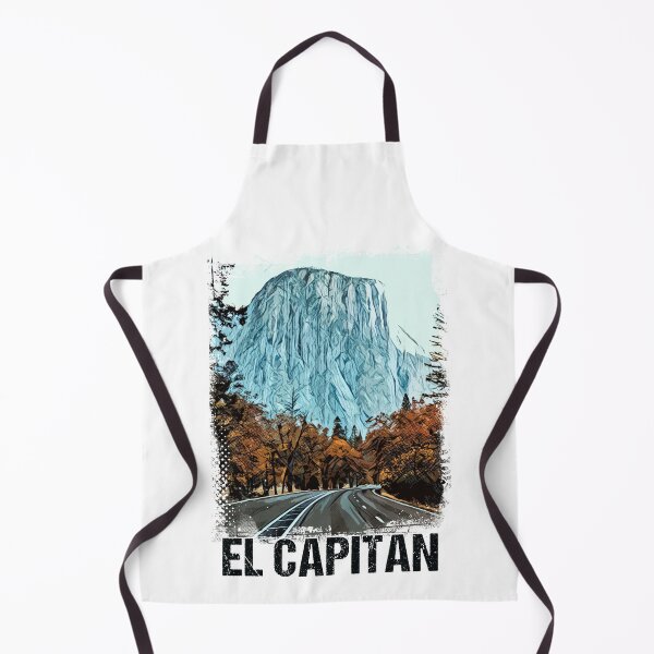 Item preview, El Capitan Yosemite National Park Vintage Retro Art Style Mountain Summit designed and sold by Naumovski.
